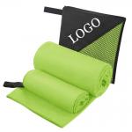 Rectangular Beach Microfiber Towel Ultra Absorbent Fabric For Custom Logo