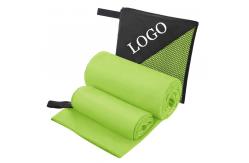 China Rectangular Beach Microfiber Towel Ultra Absorbent Fabric For Custom Logo supplier