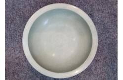 China Green Solid Sandstone Bowl Inside Outside Both Polished Diameter 20cm Height 7cm supplier