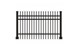 China Anti Rust Backyard Tubular Metal Fence Customization supplier