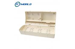 China Precision Injection Molding Parts White ABS Plastic Instrument Enclosures supplier