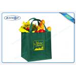 90Gsm 100Gsm Non Woven Fabric Bags With Reinforced Handles for sale