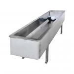 304 Stainless Steel Cow Drinking Trough Polished For Dairy Farms for sale