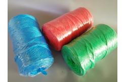 China Round White 130m/Kg Hay Bale Twine With Split Film baler twine amazon supplier