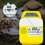 6-8Hours Solar Lights Kits With Double USB For Indoor House for sale