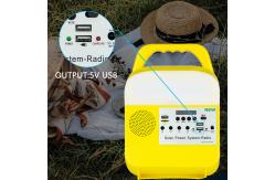 China 6-8Hours Solar Lights Kits With Double USB For Indoor House supplier