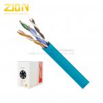 UTP CAT5E Network Cable 24 AWG 4 Pairs Solid Bare Copper for Gigabit Ethernet for sale