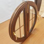 Round Aluminum Circle Windows with Doubled Tempered Glass and Powder Coating for sale