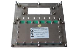 China 24 keys dynamic customized  led 304 stainless steel keypad waterproof supplier