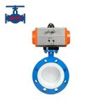 18 Months Soft-sealed Pneumatic Butterfly Valve for Superior Sealing Performance for sale