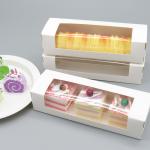 Transparent Square Chocolate Biscuit Packaging Box for sale