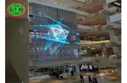 China 1500cd/sqm P3.91 Transparent Led Poster SMD1921 For Retail Store supplier