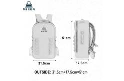 China Waterproof 25l Dry Bag Backpack TPU 1680D Material For Floating Canoeing supplier