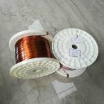 0.02 - 1.8mm Flat / Rectangular Enameled Copper Wire Self Bonding Wire IEC Certification for sale