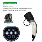 Black TPU 5m Portable EV Fast Charger With Touch Screen Change Current