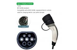 China Black TPU 5m Portable EV Fast Charger With Touch Screen Change Current supplier