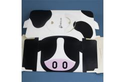 China Custom Cow Printed Cardboard Cake Boxes Set 250gsm Thickness supplier