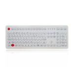 Ip68 Washable Waterproof Membrane Keyboard Russia Layout With Metal Dome Pcb for sale