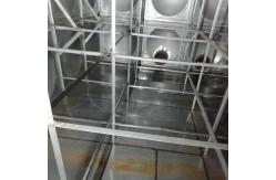 China Rectangular Silver Water Tank , Purification Super Insulated Hot Water Tank supplier