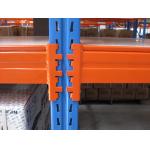 Powder Coated Heavy Duty Pallet Racking Teardrop Type Blue / Orange for sale