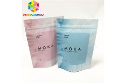 China Body scrub stand up  pouch reusable packaging bag with tear notches customized pouches supplier