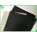White / Black Lined Cardboard 1mm 2mm Grey Backing Board Sheet 70 * 100cm for sale