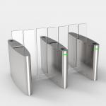 CNC Laser Cutting Ticket Reader Sliding Gate Turnstile 0.2 Seconds for sale