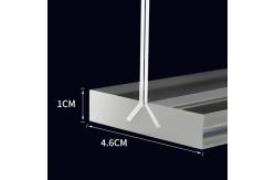 China Hospitals Odorless Tabletop Photo Frames T Shape Clear Acrylic Sign Holder supplier