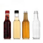 100Ml 150Ml Round Shape Tomato Hot Sauce Glass Soy Sauce Bottle