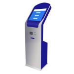 22 Inch Interactive Digital Signage , Hotel Self Service Kiosk With RFID Card Reader for sale