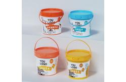 China 300ml PP Plastic Beverage Chocolate Spread Food Sauces Pack Buckets Customized IML Container supplier