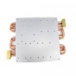 Double Tube Inlet Outlet Water Cold Plate for Laser Equipment