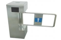 China Custom Automatic Swing Barrier Controlled Access Turnstiles With RFID Reader supplier