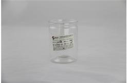China 550ml Easy Open Clear Plastic Cylinder PET Can For Food / Cookies Packing supplier
