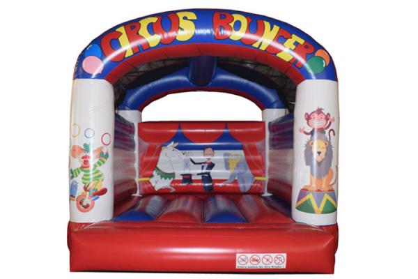 Classic Inflatable Circus Bouncer / Digital Printing Inflatable European Bouncer House