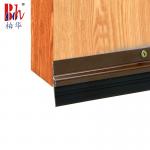 Screw Fixed Aluminium Rubber Strip For Bottom Of Door 1000mm Length for sale
