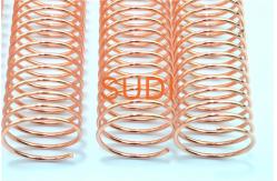 China Electroplate GBC Wire Spiral Bind Coils 2mm Dia ODM Available supplier
