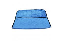 China 16X24 800GSM Twist Pile Microfiber Buffing Towel For Car supplier