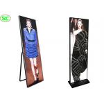 Ultra Thin Led Poster Board , 3mm Pitch Portable Poster Display 4cm Thickness