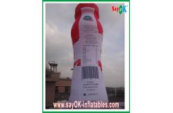 China Fireproof PVC Tarpaulin Inflatable Yogurt Bottle For Adversting Campaign supplier