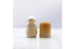 China Customized Plastic Middle Leaned Waist-Thinned Gourd 50ml Deodorant Roll-On Bottle supplier