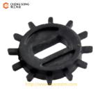 H hole 9*5 NCR S2-SNT Rubber Wheel 12 Blades ATM Machine Parts For NCR Parts Replacement Accessories for sale