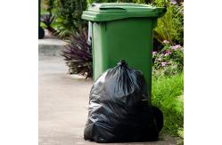 China Gravure Printing Plastic Bin Liner Bags , Trash Garbage Bags Recyclable supplier