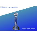 sphere crystal award/crystal ball awards/globe crystal awards/blank globe crystal award for sale