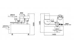 China 120ml 1.2KW Semi Automatic Carbonated Filling Machine supplier