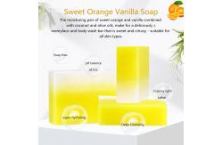 China ODM Organic Bath Soap Sweet Orange Vanilla Natural Organic Soap supplier