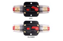 China Amplifier Audio Video System Protection CB01 Manual Reset Circuit Breaker 20A to 100A supplier
