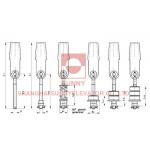 Elevator Spare Part Rope Suspensions With Sockets For Traction System for sale