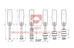China Elevator Spare Part Rope Suspensions With Sockets For Traction System supplier
