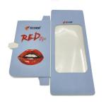 Custom Glossy Lip Gloss Storage Box Facial Mask Packaging Set Box With Flip Window for sale